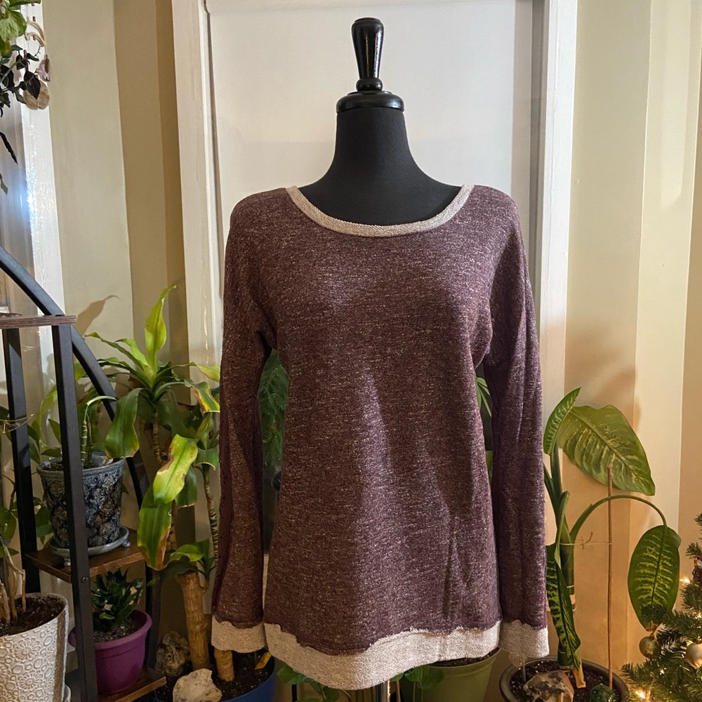 Maurices Lace Up Back Sweatshirt